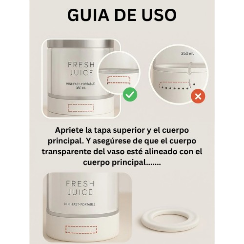 JUICE BLENDER™ Licuadora Portátil Ultra Rápida y Silenciosa PRO