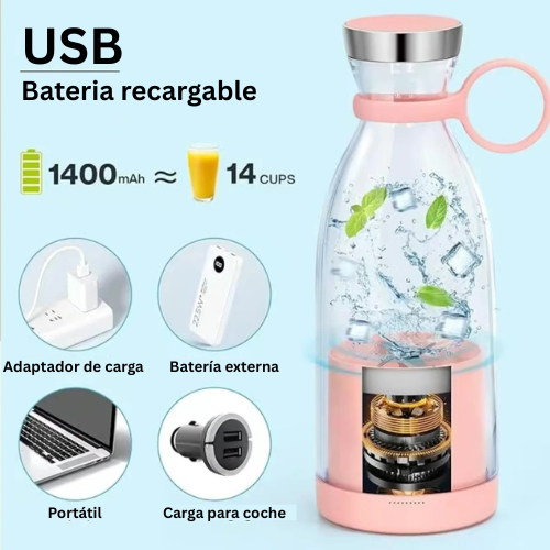 JUICE BLENDER™ Licuadora Portátil Ultra Rápida y Silenciosa PRO